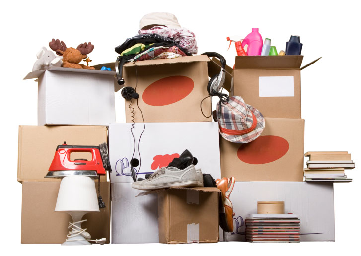 Clever ways to organise your belongings before you move