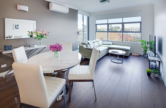 Fully furnished serviced apartments are a great option while you look for something more permanent. Photo: Zara Tower